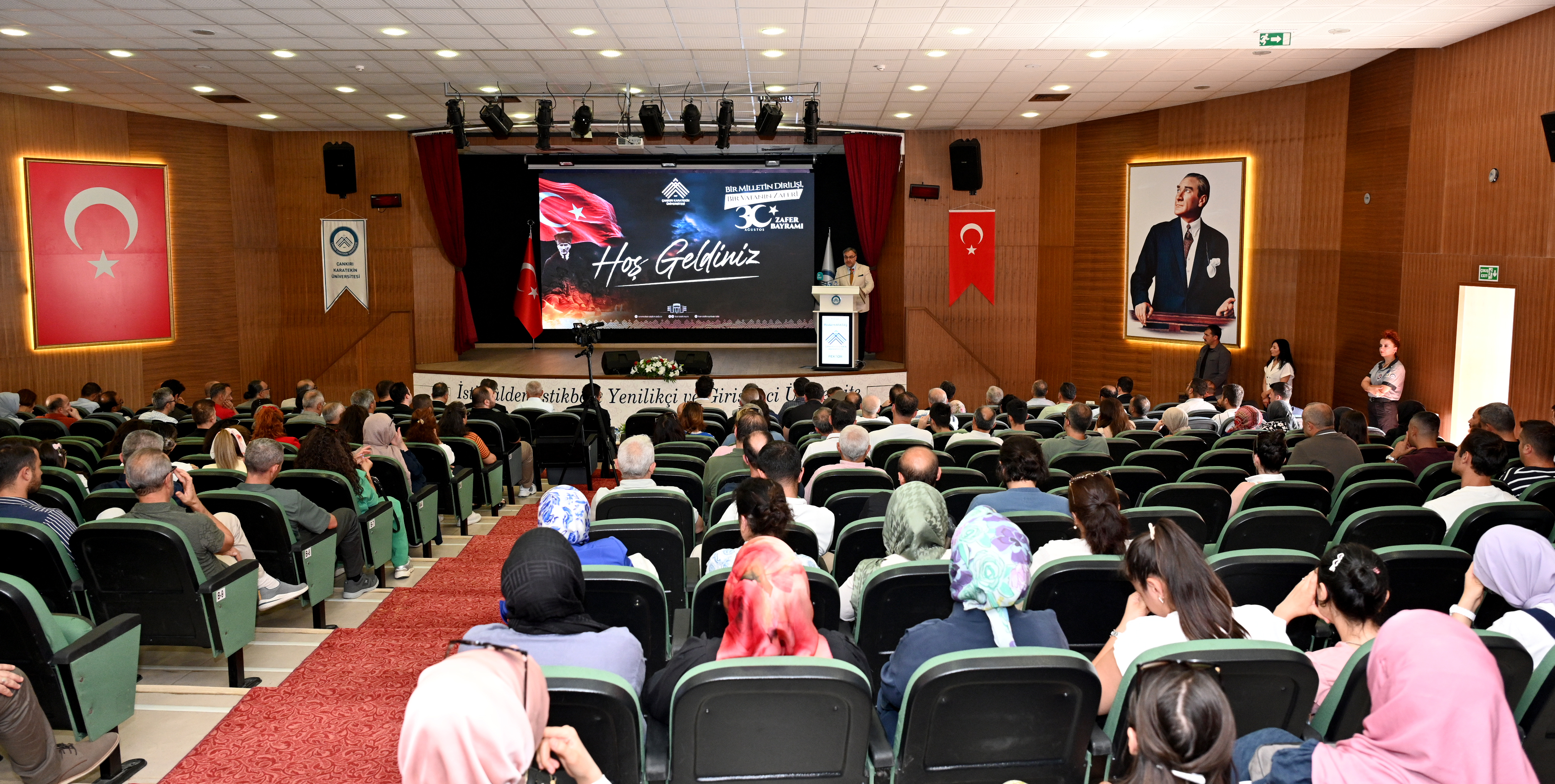 ÇAKÜ’de 30 Ağustos Zafer Bayramı’nın 104. Yıl Dönümü Programı Düzenlendi