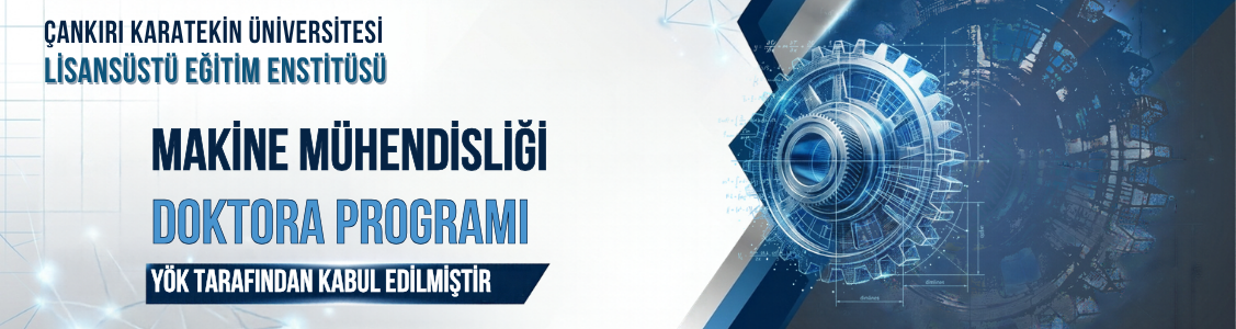 Makine Mühendisliği Doktora Programı