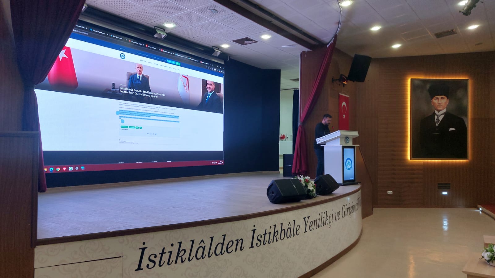 Üniversitemiz Personeline Yönelik “Eğitimde Yapay Zekâ” konulu Hizmet İçi Eğitim Gerçekleştirildi